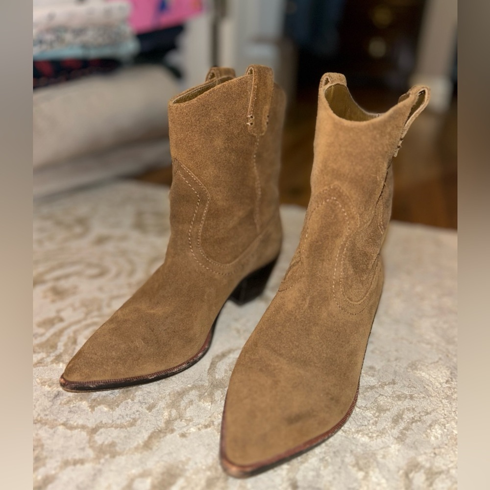 J Crew Brown Suede Boots